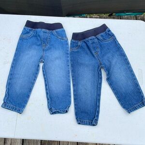 Two Pairs of Garanimals Jeans
